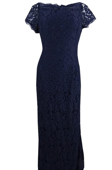 Adrianna Papell Dresses & Skirts - Adrianna Papell Womens Off the shoulder lace gown